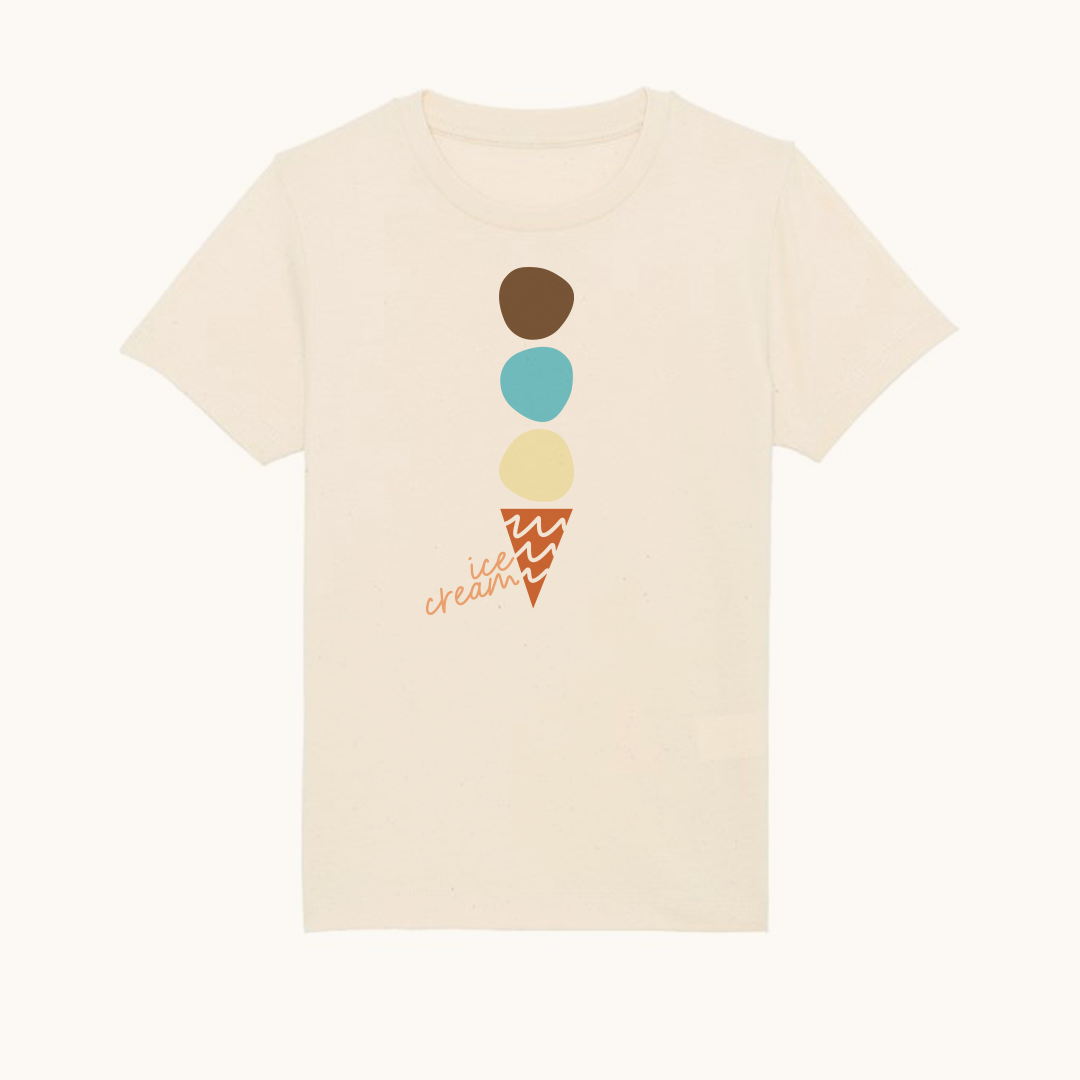 Personalised Ice Cream Short Sleeve T-Shirt
