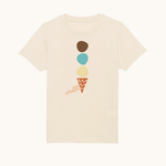 Load image into Gallery viewer, Personalised Ice Cream // Hufen Iâ Short Sleeve T-Shirt
