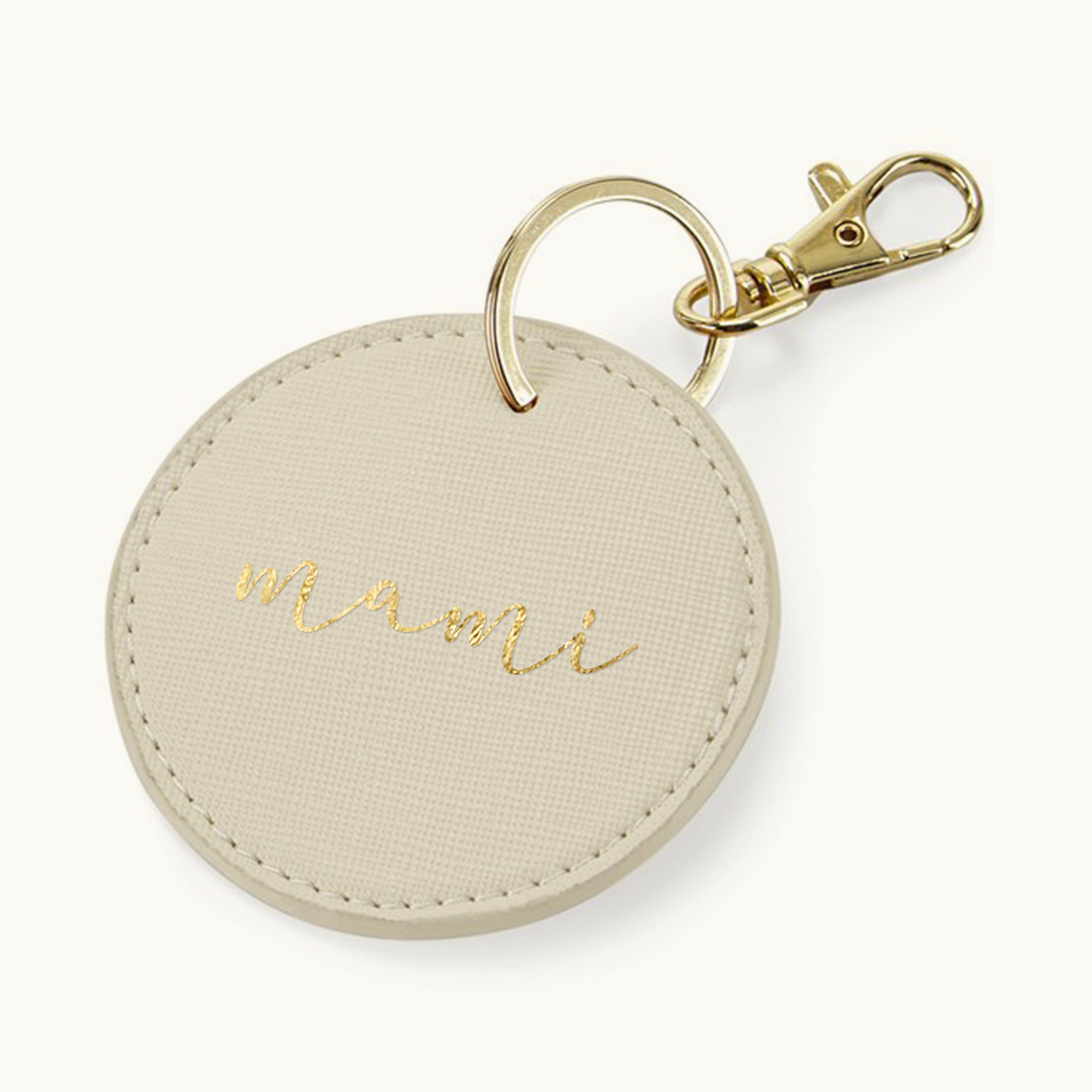 Personalised Round Keyring