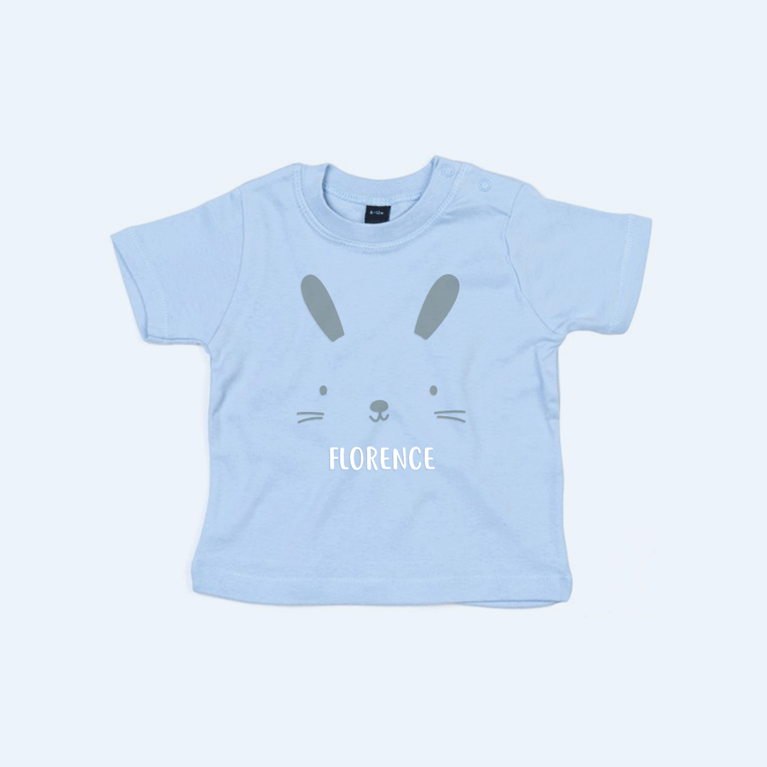 Personalised Bunny Short Sleeve T-Shirt