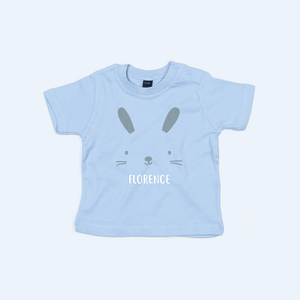 Personalised Bunny Short Sleeve T-Shirt