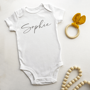 Personalised Short Sleeve Bodysuit