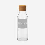 Load image into Gallery viewer, Glass Storage Jar with Cork Stopper, Frosted Label
