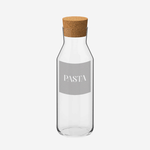 Load image into Gallery viewer, Glass Storage Jar with Cork Stopper, Frosted Label
