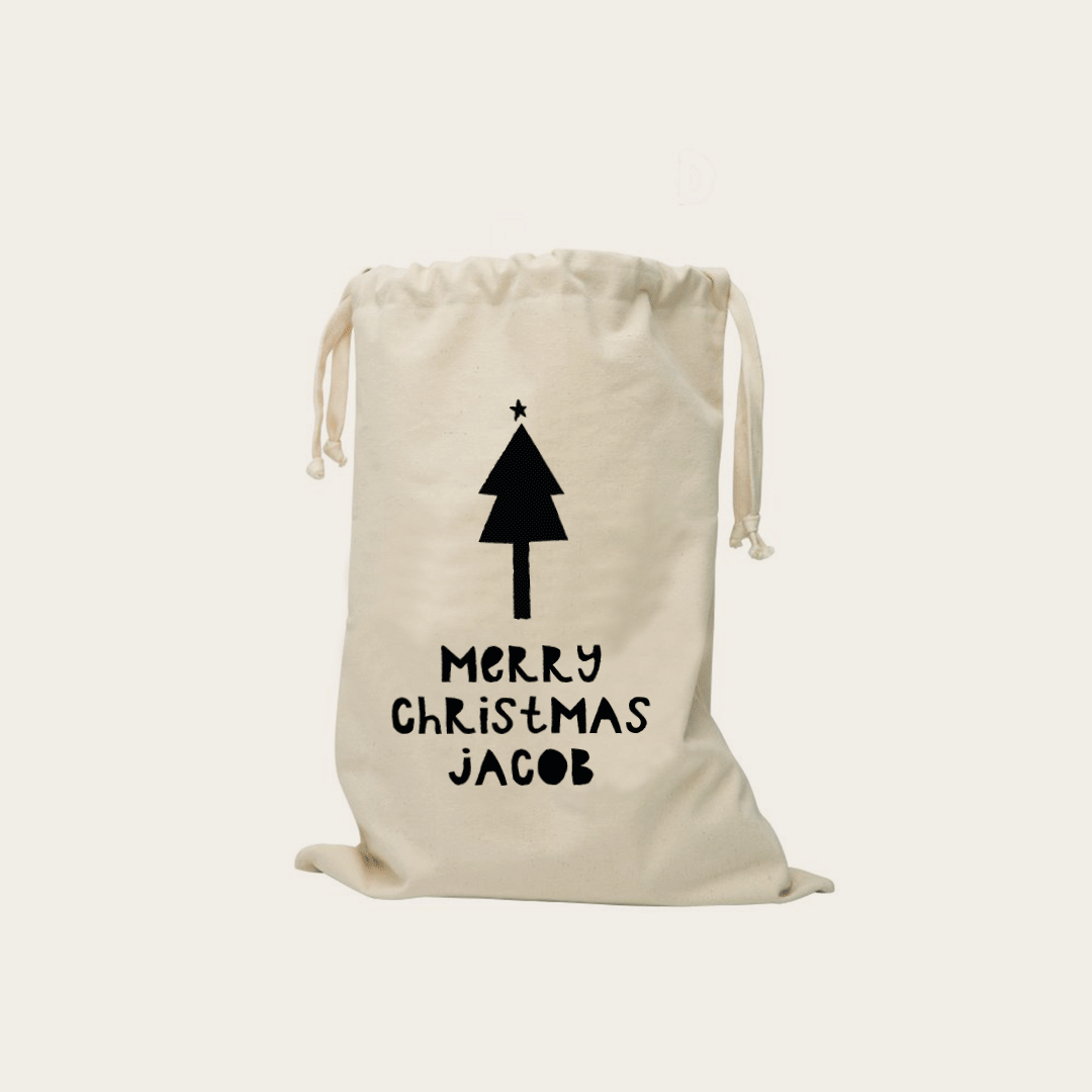 Personalised Christmas Tree Large Toy Sack