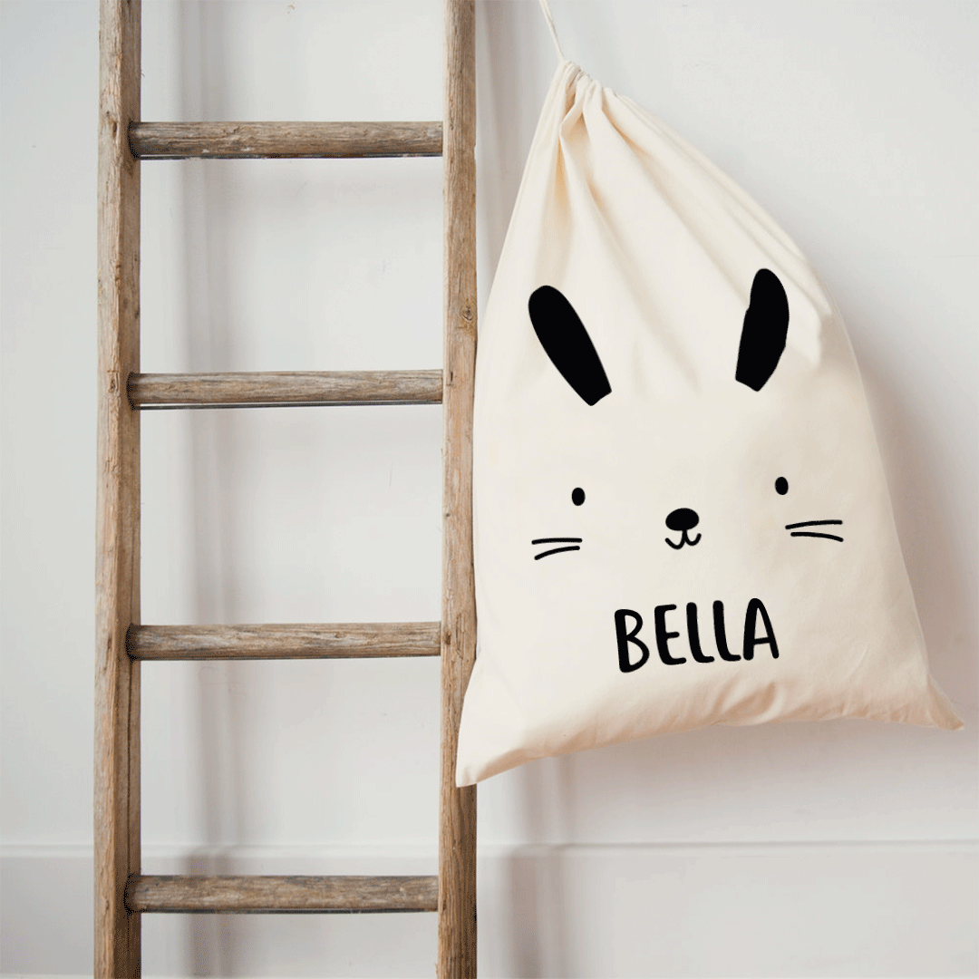 Personalised Bunny Toy Sack