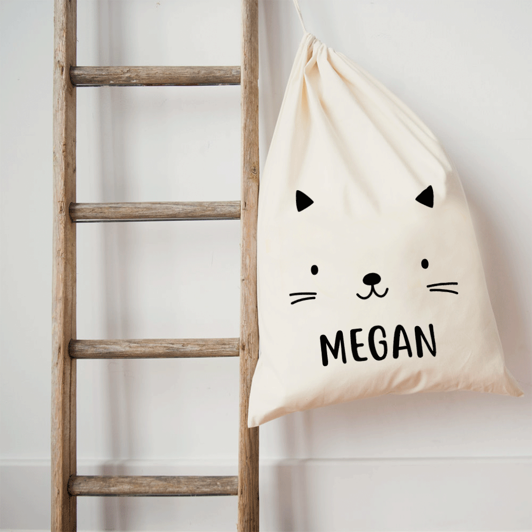 Personalised Cat Toy Sack