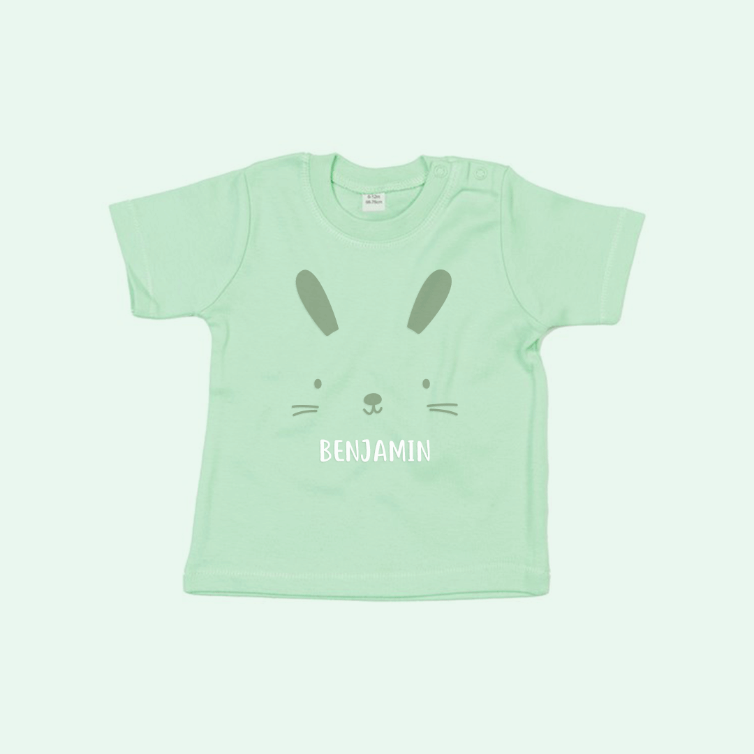 Personalised Bunny Short Sleeve T-Shirt