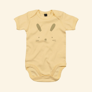 Personalised Bunny Short Sleeve Bodysuit