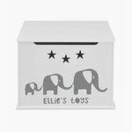 Load image into Gallery viewer, Personalised Elephant Design Toy Box
